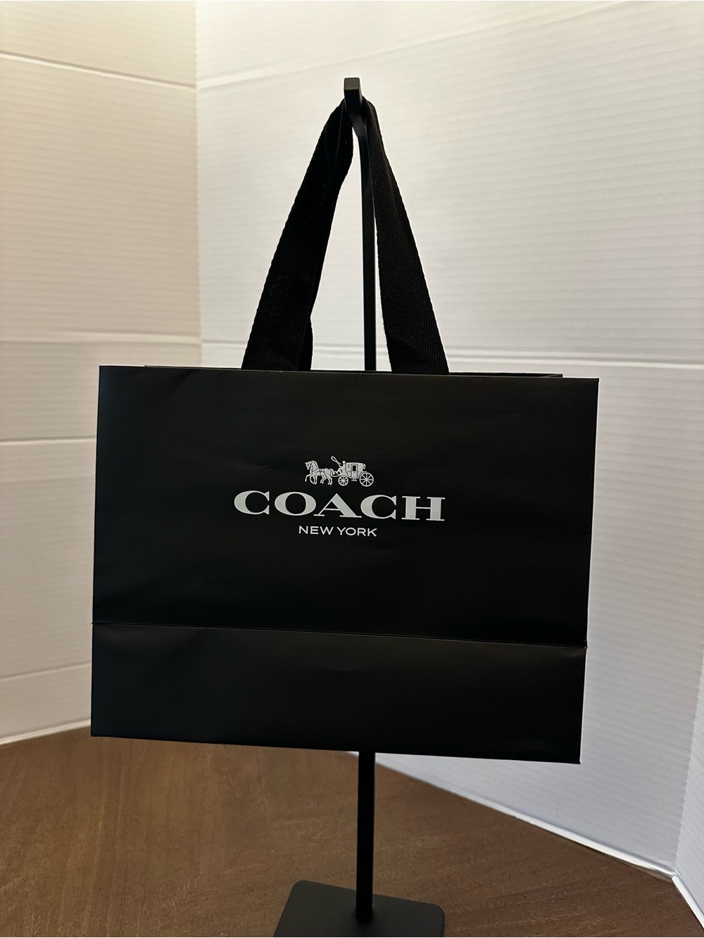 Coach Black Logo Gift Bag 🎄
